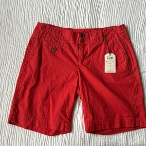 NWT CAbi Women's 879 Joyride Shorts in Geranium, Sz. 4